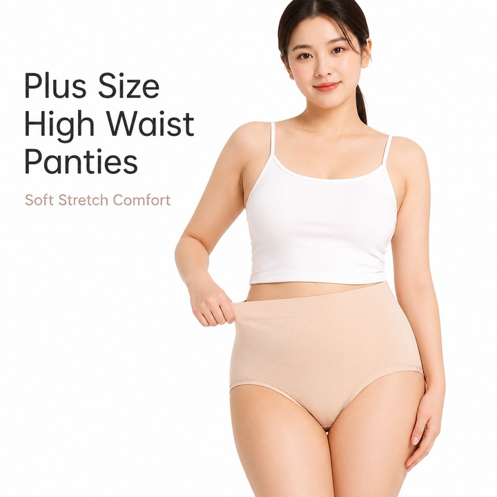 Plus-Size Milk Silk Panties 4XL–5XL
