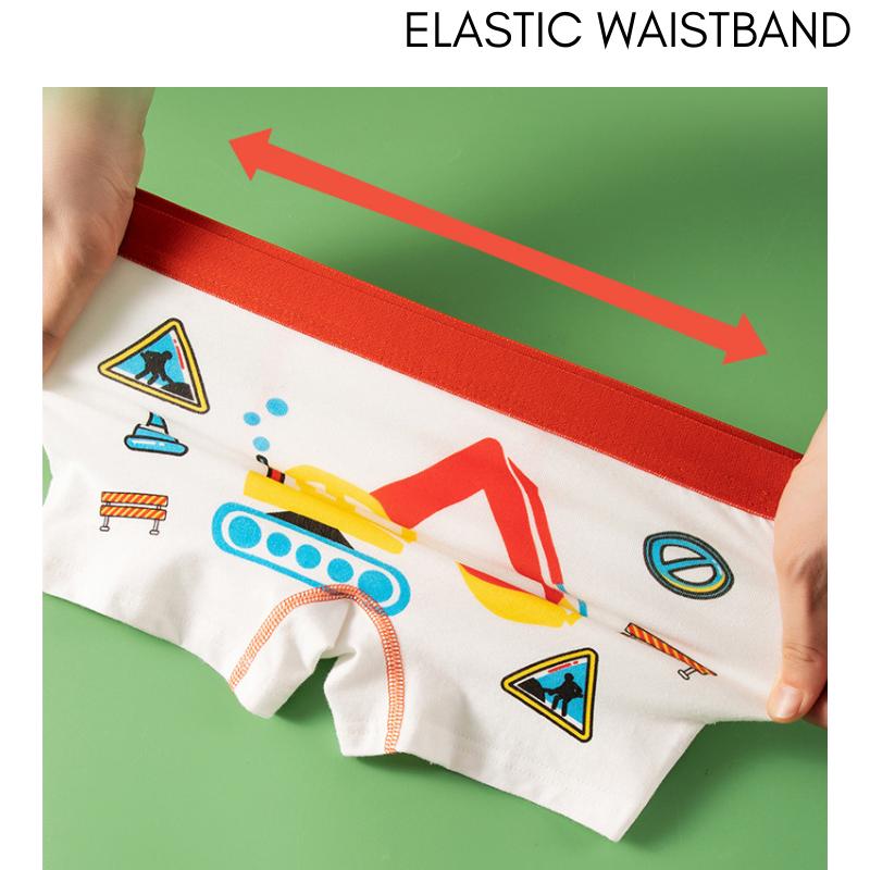 2-12yrs 4pcs Kids Boxer Cotton Boy Seluar Dalam Budak Lelaki Kids Underwear Premium Quality Children Briefs Panties Underpants