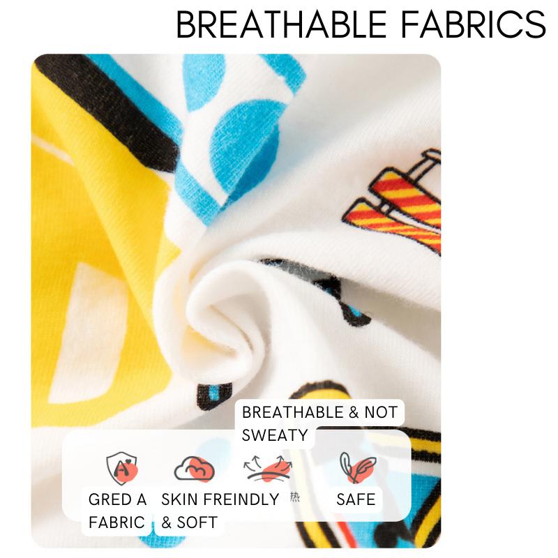 2-12yrs 4pcs Kids Boxer Cotton Boy Seluar Dalam Budak Lelaki Kids Underwear Premium Quality Children Briefs Panties Underpants
