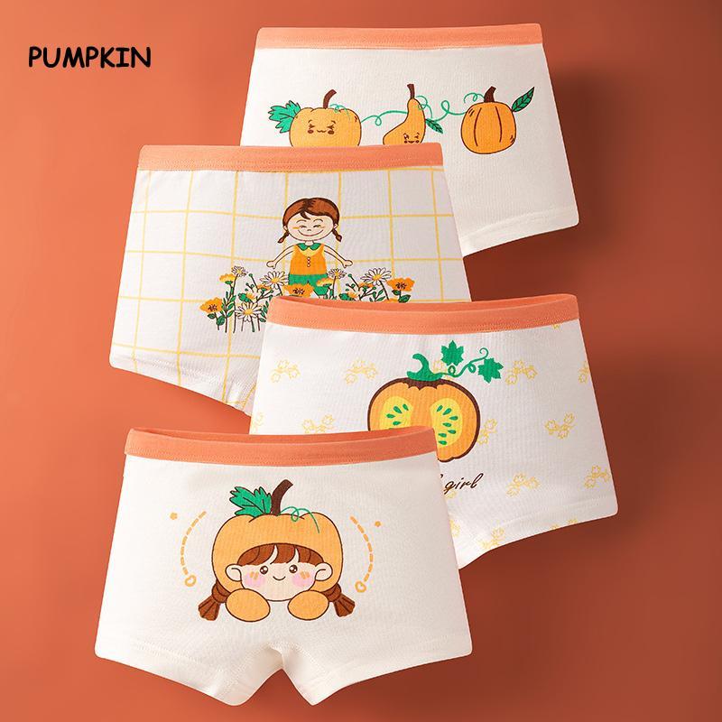 DALAMI Kids Cotton Boxer Panties 4pcs Set