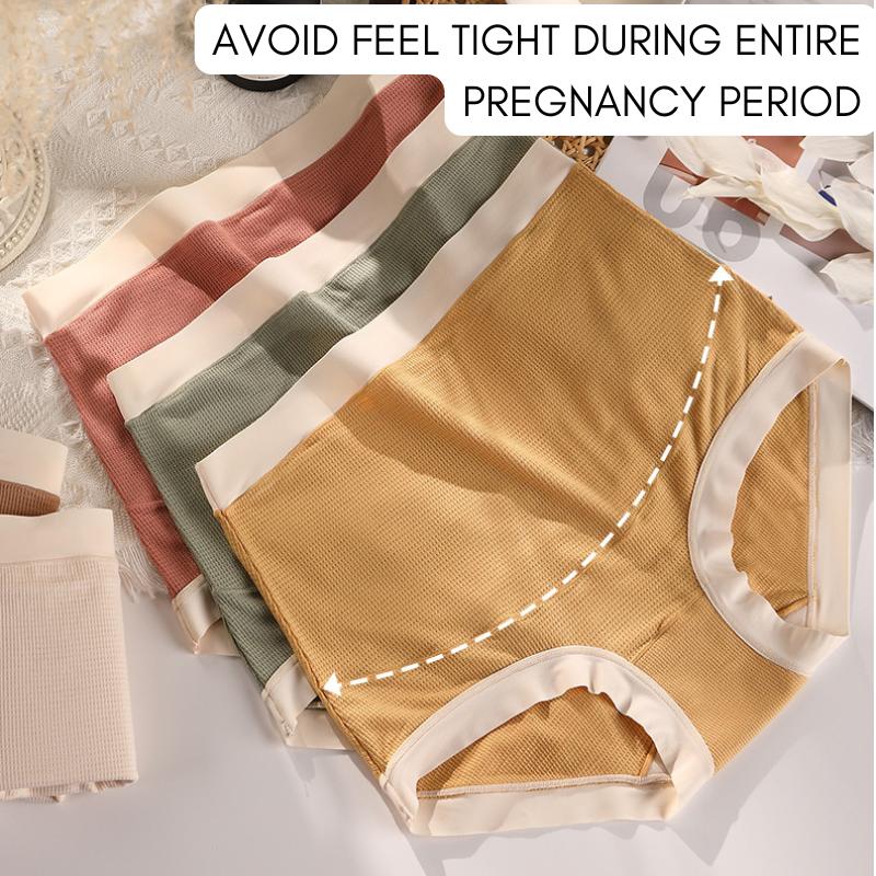 Maternity Panties High Waist Cotton Seamless Women Underwear Pregnancy Pregnant Lady Panties Seluar Dalam Wanita Mengandung