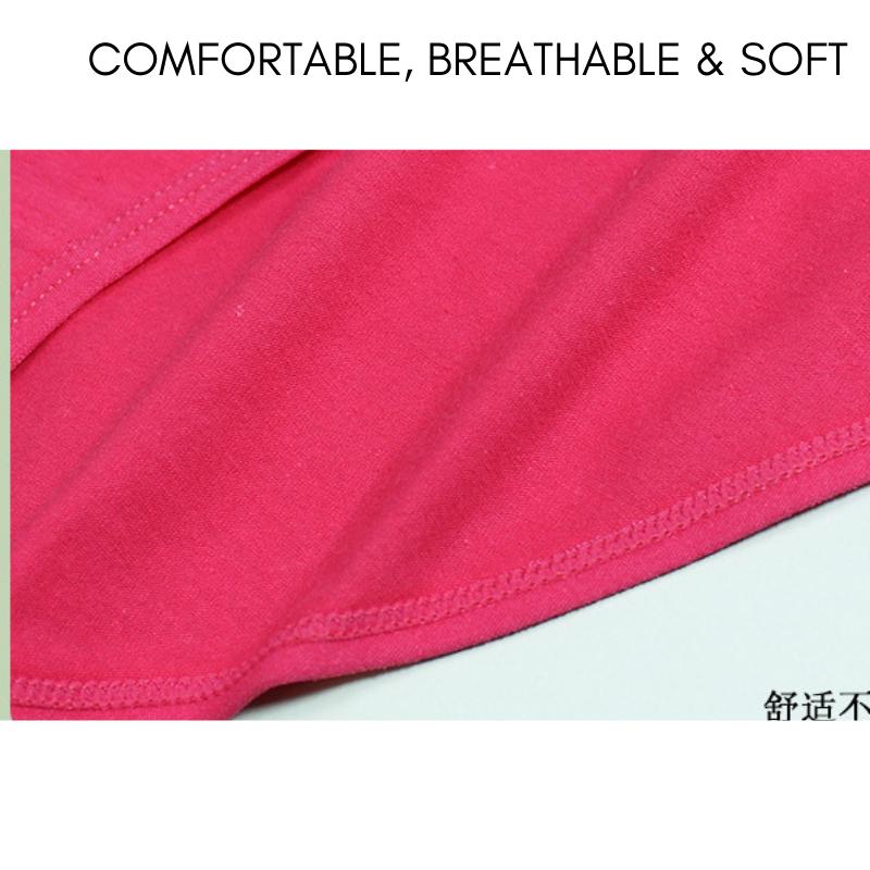 5pcs Women Panties Spender Wanita Plus Saiz Seluar Dalam Wanita Saiz Besar Seluar Dalam Perempuan Cotton Fabric Stretchable Underwear