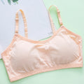 Baju Dalam Budak Perempuan Teenage Teen Kids Girl Cotton Non-wired Bra Remaja Puberty Training Singlet Student Sponge