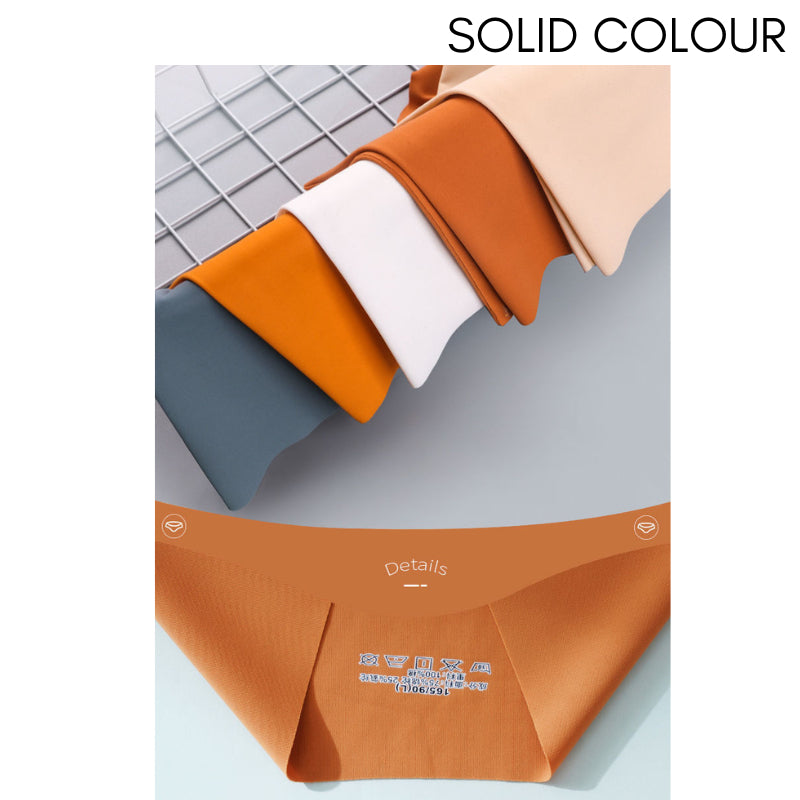 DALAMI High Waist Seamless Ice Silk Panties