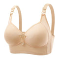 Women Bra Plus Size Full Cup BCD Non Wired Wireless Baju Dalam Wanita Tanpa Dawai 3 Cangkuk Tali Lebar Cover Lemak Coli
