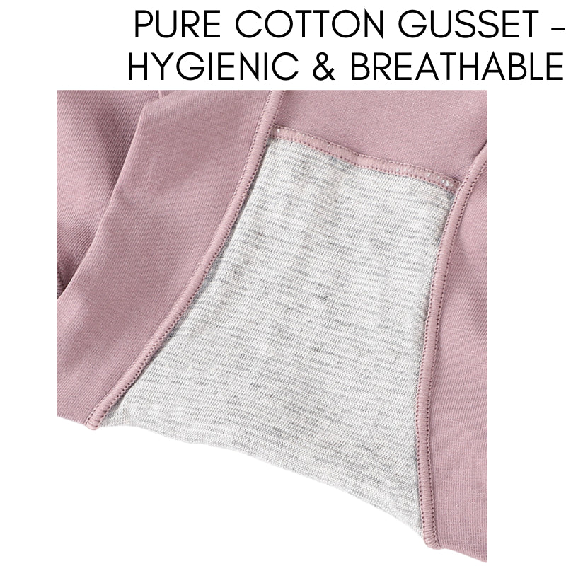 Spender Perempuan High Waist | Seluar Dalam Wanita 100% Cotton Premium Lembut Selesa Anti Gulung Longgar