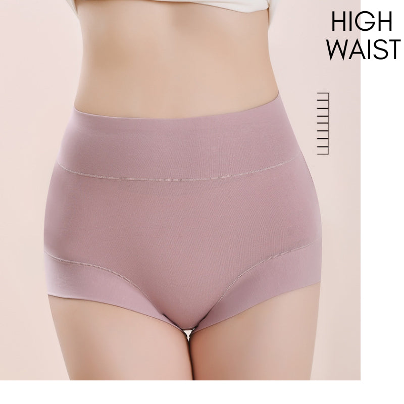 Spender Perempuan High Waist | Seluar Dalam Wanita 100% Cotton Premium Lembut Selesa Anti Gulung Longgar