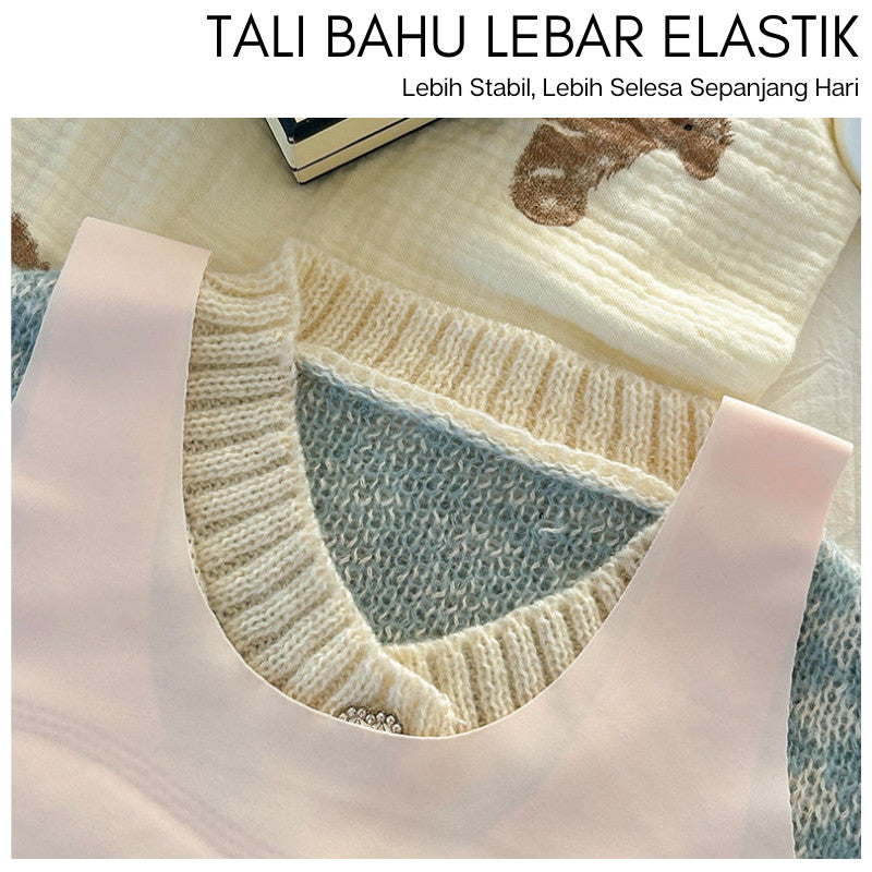 Training Seamless Ice Silk Bra Remaja Breathable  | Bra Budak Perempuan Tanpa Dawai Teen Bra Comfort Innerwear Sekolah