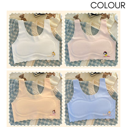 Training Seamless Ice Silk Bra Remaja Breathable  | Bra Budak Perempuan Tanpa Dawai Teen Bra Comfort Innerwear Sekolah
