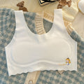 Training Seamless Ice Silk Bra Remaja Breathable  | Bra Budak Perempuan Tanpa Dawai Teen Bra Comfort Innerwear Sekolah