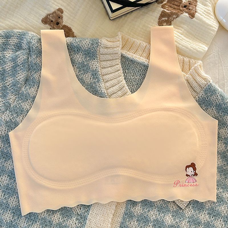 Training Seamless Ice Silk Bra Remaja Breathable  | Bra Budak Perempuan Tanpa Dawai Teen Bra Comfort Innerwear Sekolah