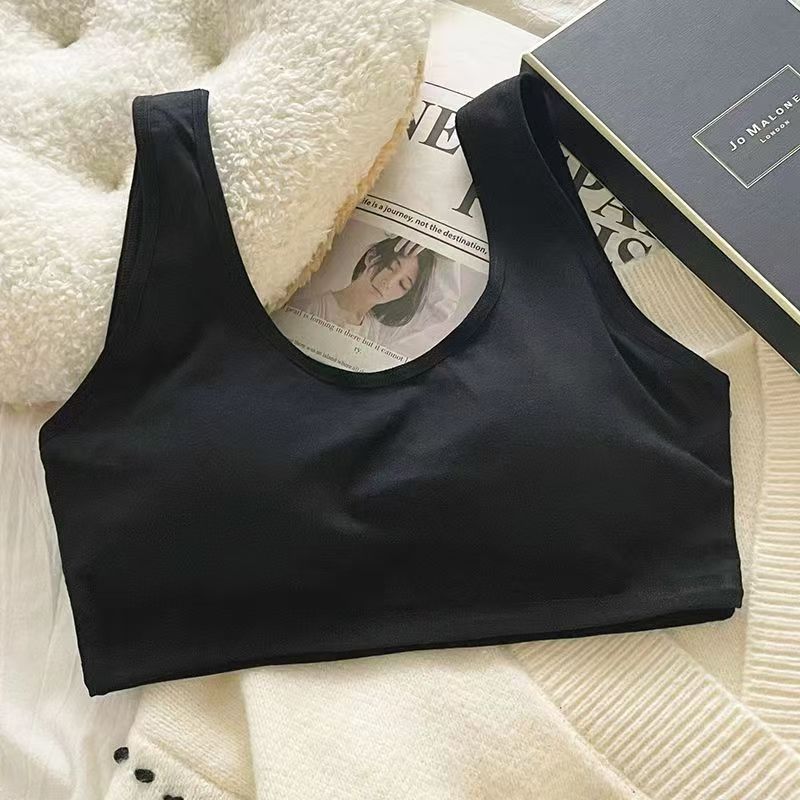 Training Bra Remaja Cotton Breathable | Bra Budak Perempuan Tanpa Dawai Padded Teen Bra Comfortable Innerwear Sekolah