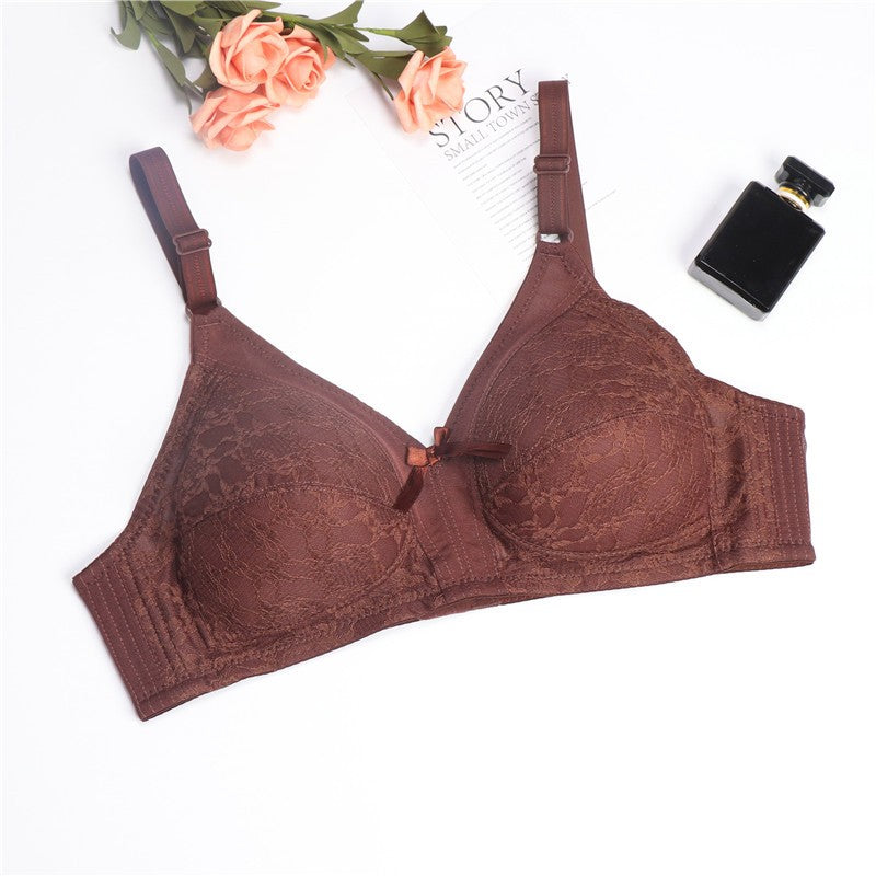 Wireless Bra Cup BC Thin Sponge Padding Baju Dalam Wanita Bra Tutup Penuh Full Cover Tanpa Dawai 3 Hook Plus Size Span
