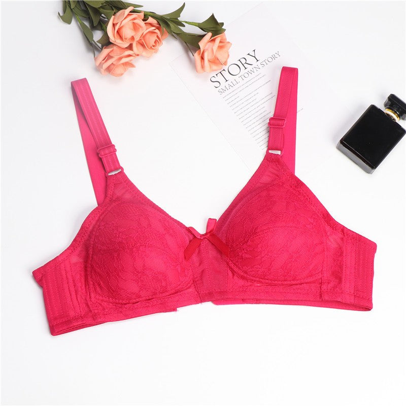 Wireless Bra Cup BC Thin Sponge Padding Baju Dalam Wanita Bra Tutup Penuh Full Cover Tanpa Dawai 3 Hook Plus Size Span