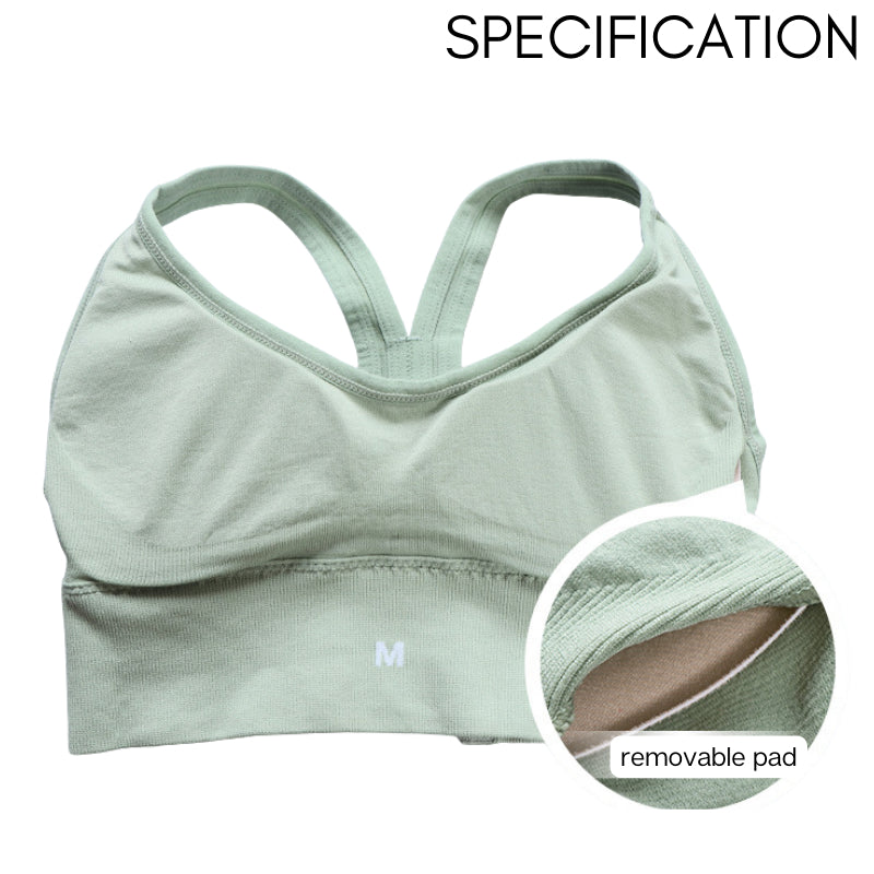 Sport Bra Anti Goyang Wireless Shockproof Bra Remaja Wanita Running Yoga Fitness Span Tebal Selesa Plus Size Murah