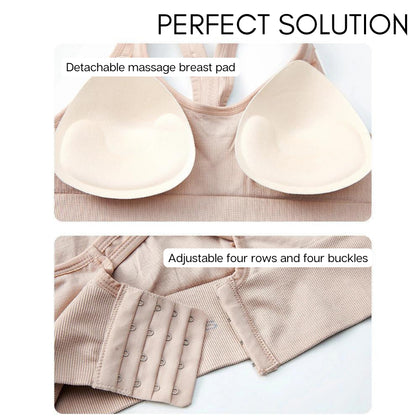 Sport Bra Anti Goyang Wireless Shockproof Bra Remaja Wanita Running Yoga Fitness Span Tebal Selesa Plus Size Murah
