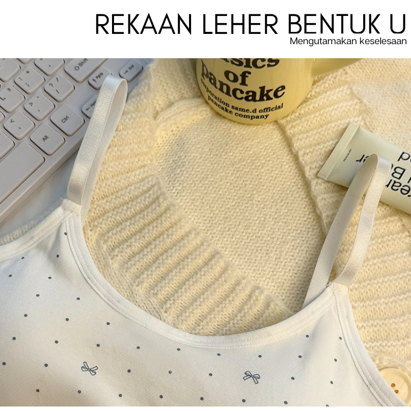 Training Bra Remaja Perempuan Cotton Lembut Tanpa Dawai Breathable Adjustable Strap Teen Innerwear