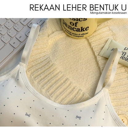 Training Bra Remaja Perempuan Cotton Lembut Tanpa Dawai Breathable Adjustable Strap Teen Innerwear