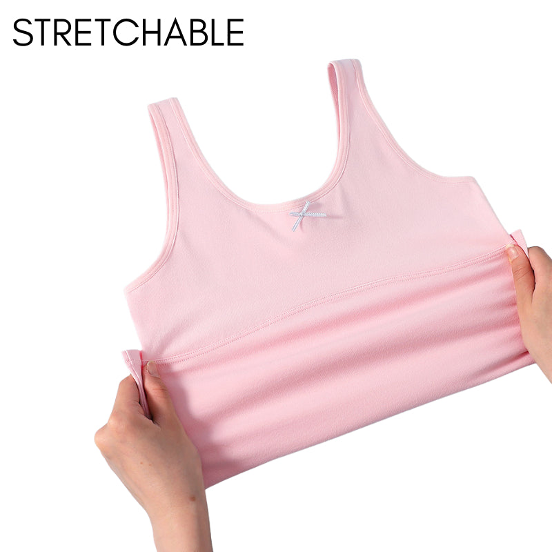 Singlet Cotton Budak Perempuan Pakaian Dalam Anti Bump Untuk Sekolah