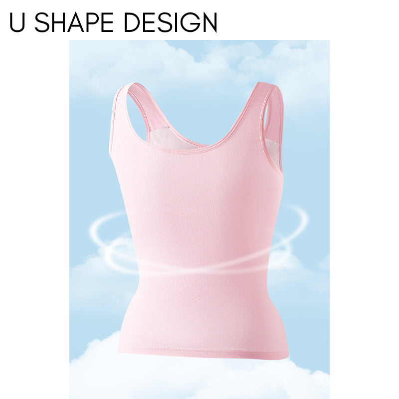 Girls Padded Cotton Singlet 7–18Y