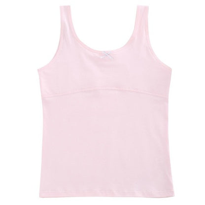 Singlet Cotton Budak Perempuan Pakaian Dalam Anti Bump Untuk Sekolah