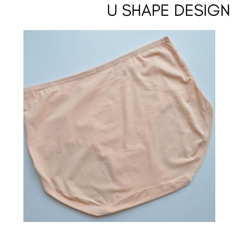 90-150kg Plus Size Milk Silk Woman Panties Ladies Underwear Seluar Dalam Wanita Stretchable Silky Fabric Female Large