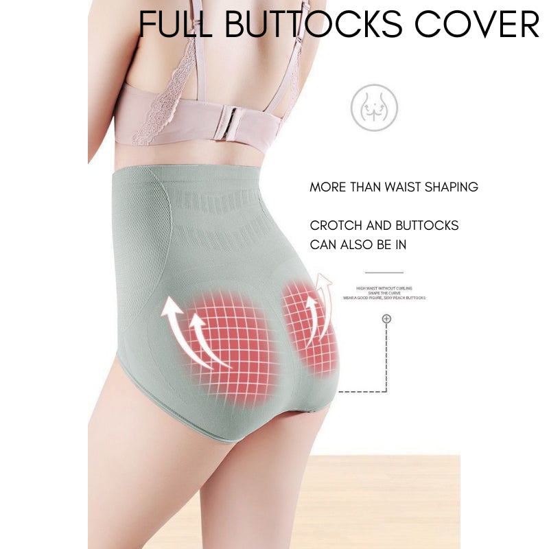 DALAMI High Waist Tummy Control Panties – Soft Stretch Shapewear
