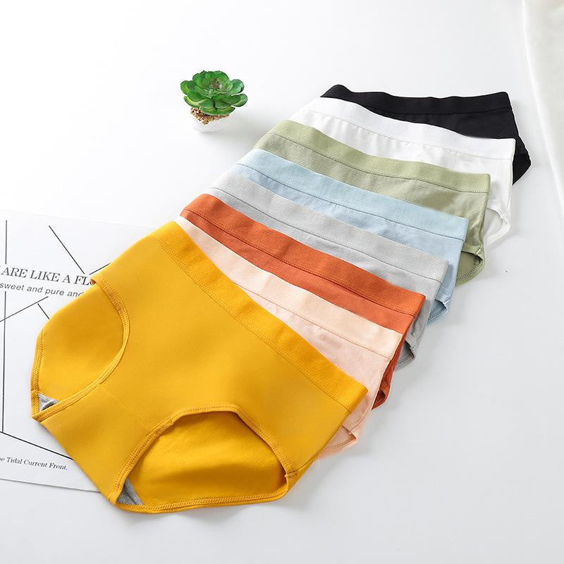 [DALAMI] MAYA 7pcs Woman Underwear Spender Perempuan Seluar Dalam Panties Women Mid Waist Set Wanita Woman Silk Spenda