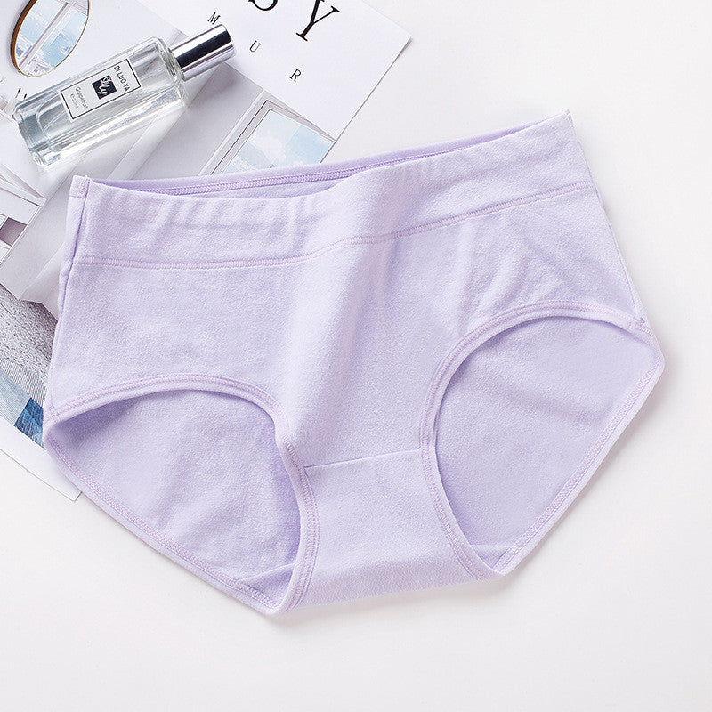[DALAMI] MARA Panties Cotton Mid Waist Plain Seluar Dalam Wanita Soft Breathable Underwear Women Plus Size L-5XL