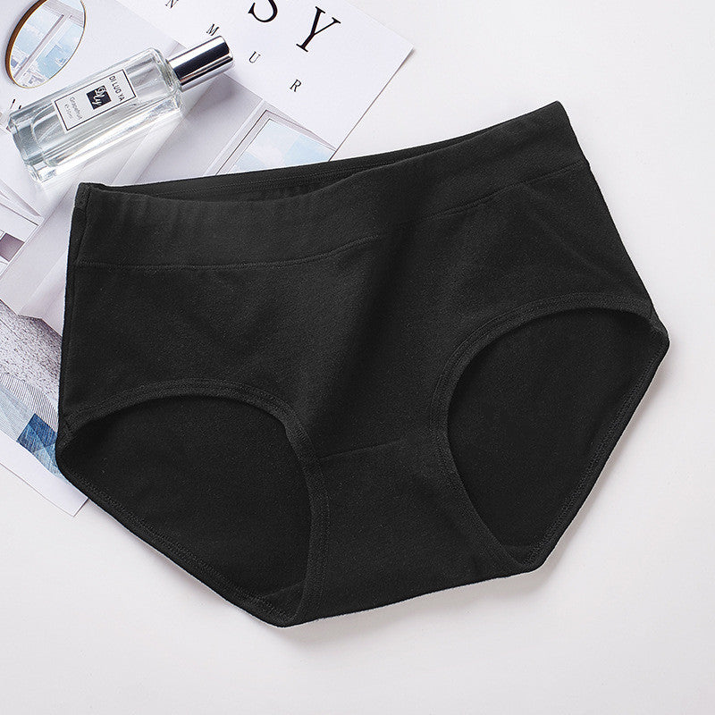 [DALAMI] MARA Panties Cotton Mid Waist Plain Seluar Dalam Wanita Soft Breathable Underwear Women Plus Size L-5XL