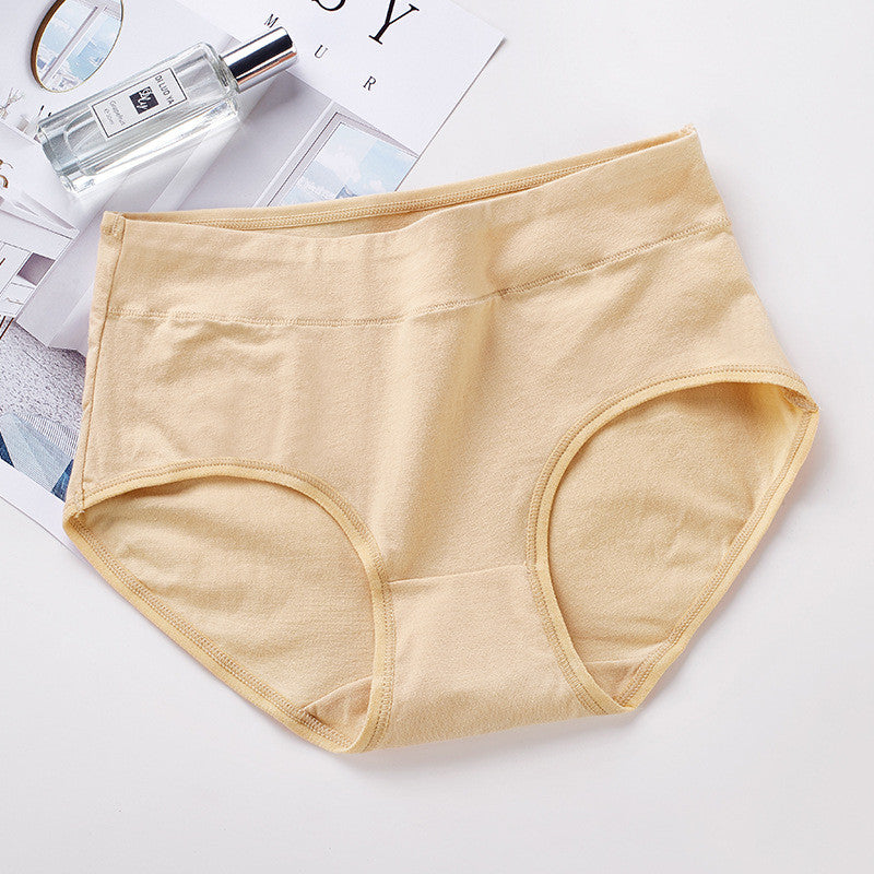 [DALAMI] MARA Panties Cotton Mid Waist Plain Seluar Dalam Wanita Soft Breathable Underwear Women Plus Size L-5XL