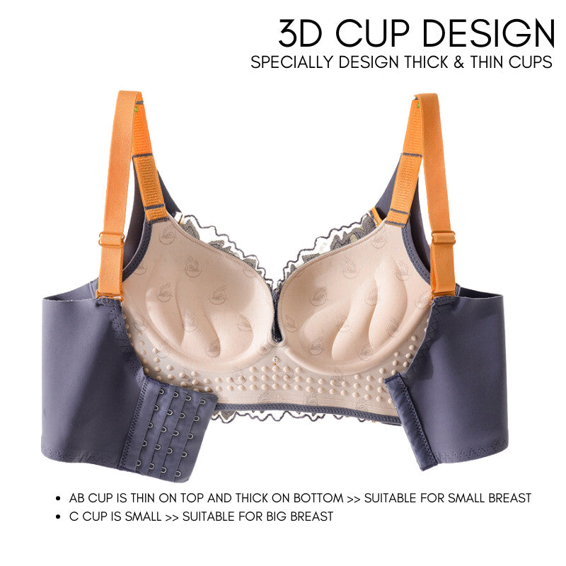 DALAMI Wireless Daily Bra | Seamless Non-Wired Lace Bra for Women