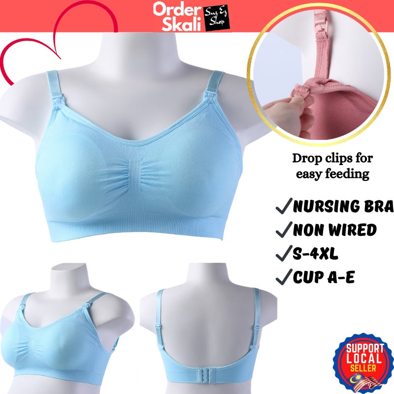 DALAMI Mommy Nursing Bra 2XL-4XL | Wireless Maternity Bra with Detachable Padding