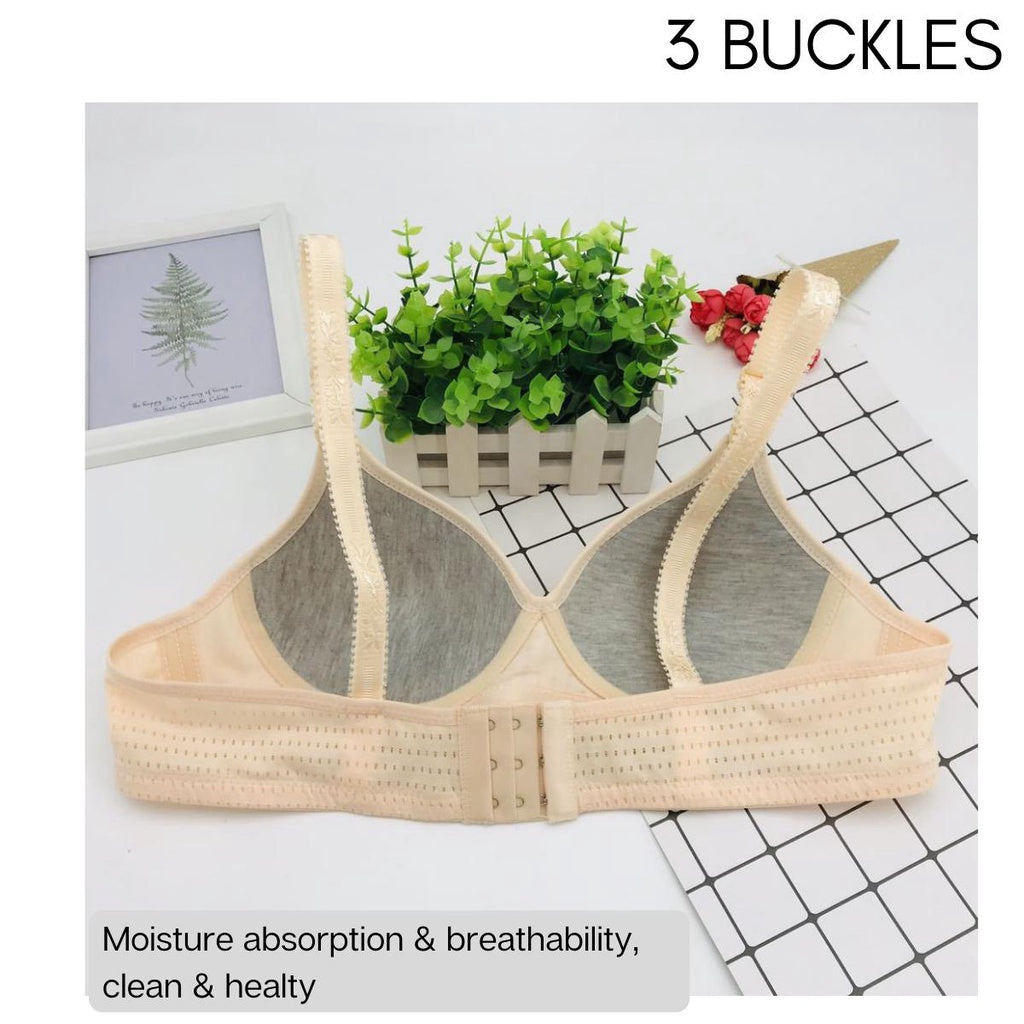 [CLEARANCE] Baju Dalam Wanita Bra Women Murah Non Wired Tanpa Besi Wayar Cotton Wireless Full Cup BC