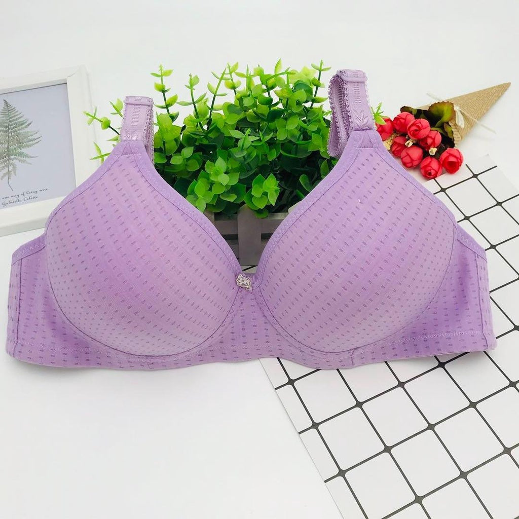 [CLEARANCE] Baju Dalam Wanita Bra Women Murah Non Wired Tanpa Besi Wayar Cotton Wireless Full Cup BC