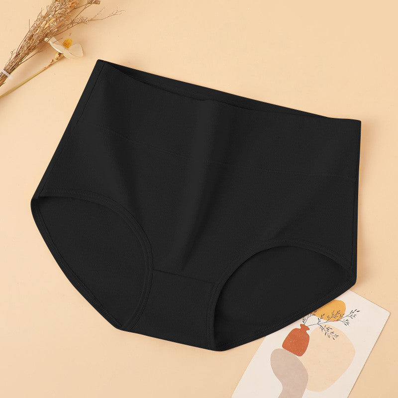 [DALAMI] LARA 47-115kg 5pcs Cotton High Waist Plus Size Panties Underwear Women Seluar Dalam Wanita Female Panty