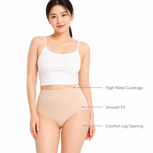 DALAMI Plus-Size Milk Silk Panties 4XL–5XL – product image 2