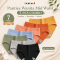 [DALAMI] MAYA 7pcs Mid Waist Panties