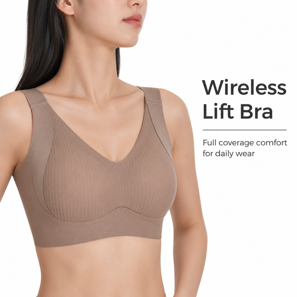 DALAMI Wireless Full Coverage Lift Bra M–4XL