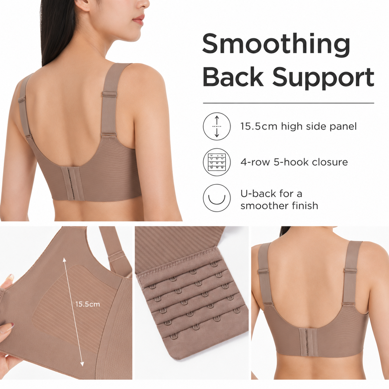 DALAMI Wireless Full Coverage Lift Bra M–4XL