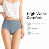 ELISE High-Waist Seamless Ice Silk Panties M–2XL