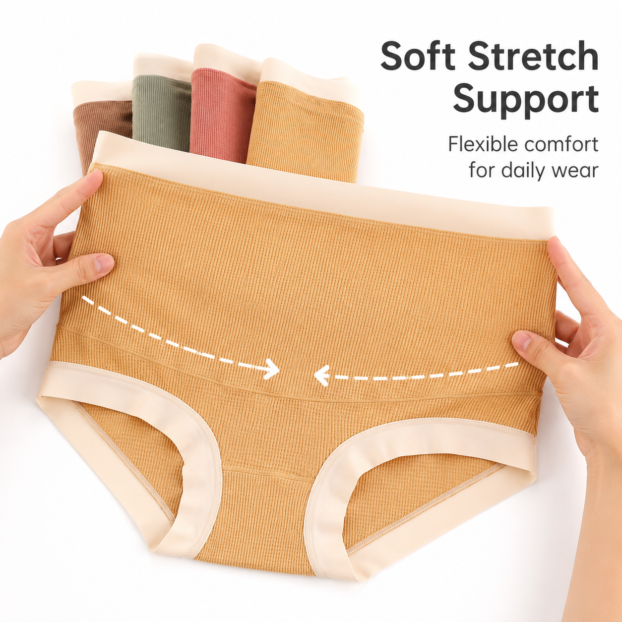 Maternity High-Waist Stretch Panties