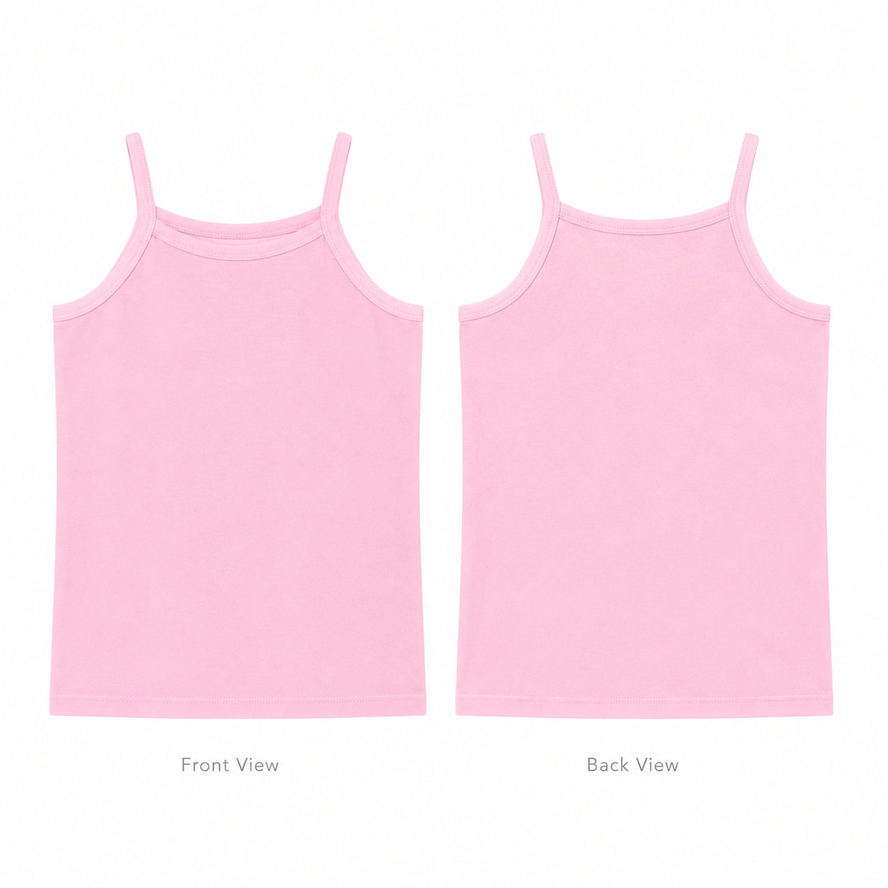DALAMI Kids Long Singlet Camisole 3-12Y | Cotton Spandex Innerwear for Girls
