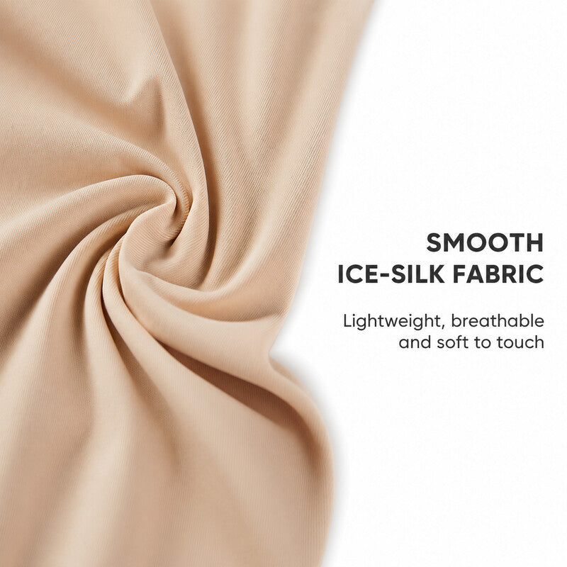 Smooth lightweight ice silk fabric