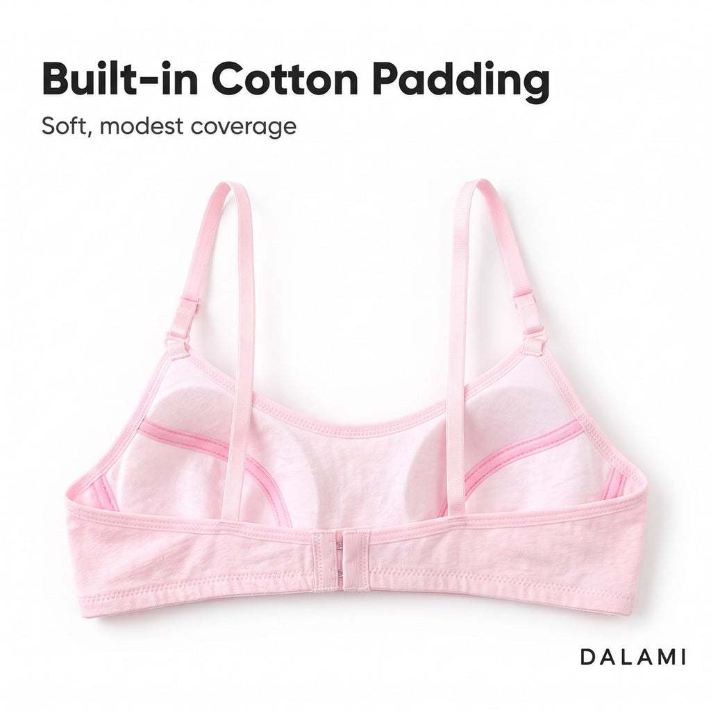 DALAMI DINA Teen Training Bra – built-in cotton padding