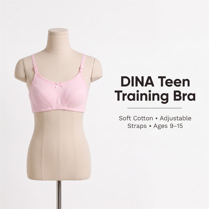 DINA Bra Latihan Cotton Remaja Perempuan 9–15 Tahun