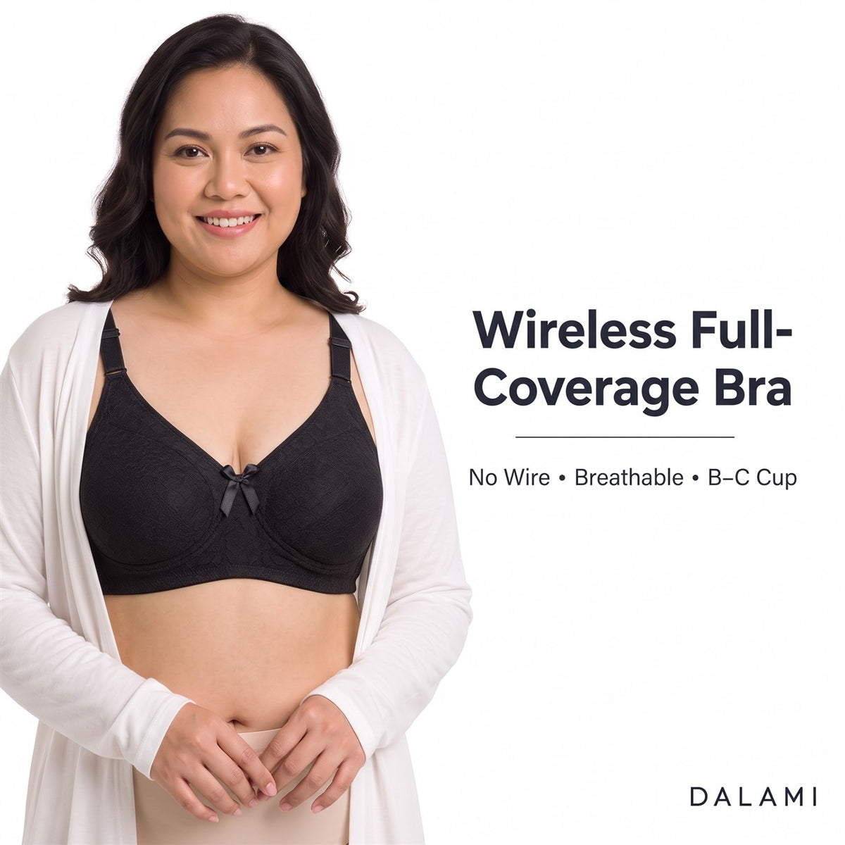 DALAMI EMMA Wireless Full-Coverage Bra B–C Cup cover