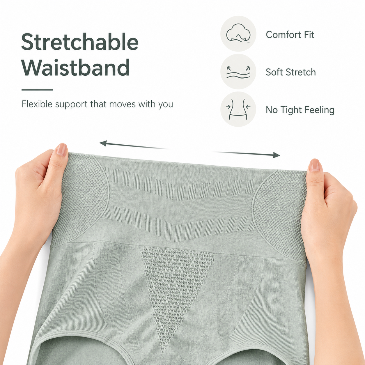 High-Waist Tummy Control Panties L–XL