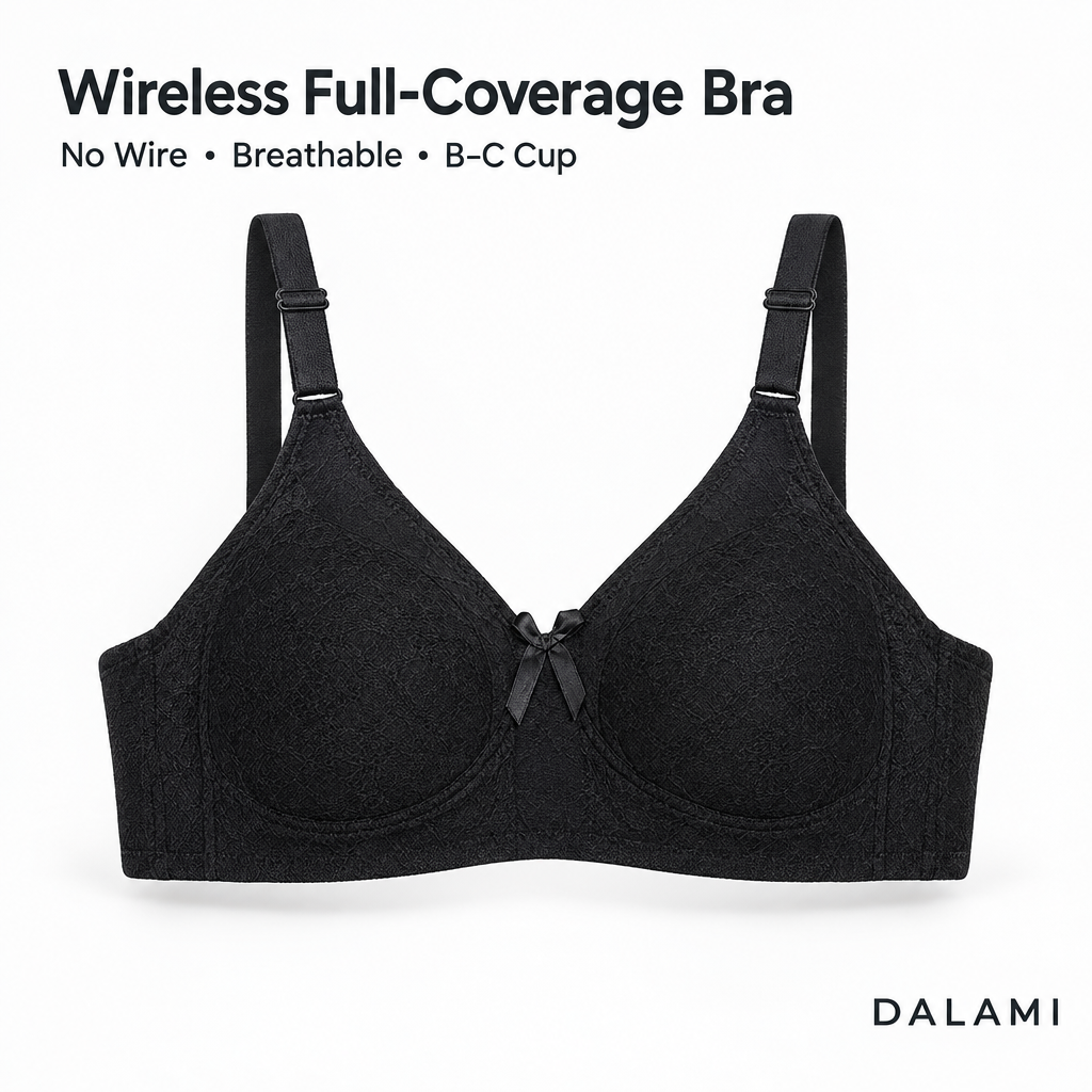 DALAMI Wireless Full-Coverage Bra B-C Cup cover