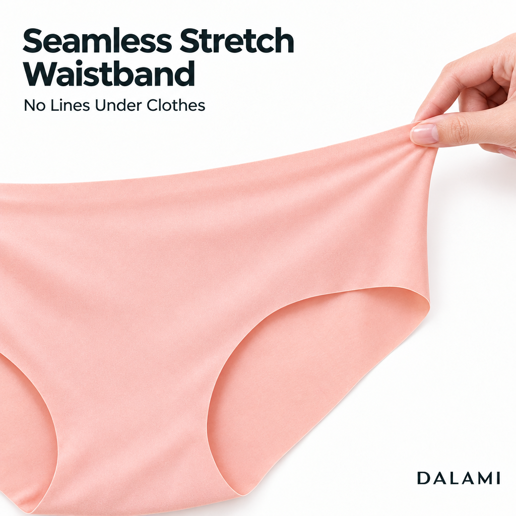 Seamless stretch waistband